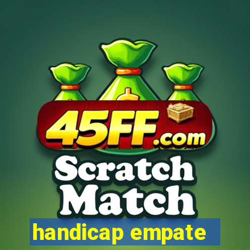 handicap empate -1